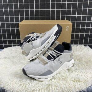 New ON Running Cloud Cloudnova White Sand Womens Casual Fashion Sneake